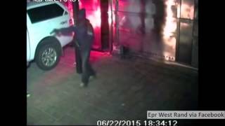 WATCH Driver escapes attempted hijacking in Krugersdorp [upl. by Arrac]