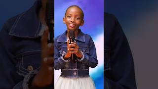 Neilla from Rwanda performs very well amp winsgoldenbuzzer trendingshorts kidtalent agt topvideos [upl. by Madeline]