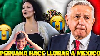 EXTRANJERA EMOCIONA A MEXICO CON CANCION PARA AMLO [upl. by Ruhl]