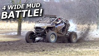 MUDDIEST RACE EVER RZR Pro R Pro XP Maverick X3 go HARD [upl. by Ihn862]