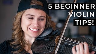 5 Things Every Beginner Violinist NEEDS to Know [upl. by Tobie369]