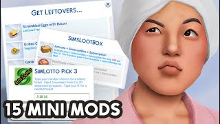 15 Mini MODS That Make THE SIMS BETTER 🧼 [upl. by Merriam]