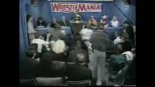 Wrestlemania 8 Press Confrence [upl. by Hgeilyak]