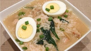 PORK ARROZ CALDO FROM LEFTOVER RICE LUGAW [upl. by Pammy]