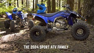 Pure Sport Pure Thrills  2024 Yamaha Sport ATVs [upl. by Lettig]