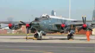 SAAF Museum Avro Shackleton MR3  Engine Run Ysterplaat Cape Town [upl. by Polish]