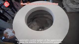 recycling machine plastic Testingre Video of Agglomerator [upl. by Laspisa]