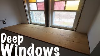 Farm House Restoration  Deep Window Sills  Episode 107 [upl. by Enahpets668]