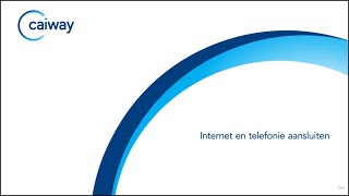 Caiway  Internet en telefonie aansluiten en glaspakket activeren [upl. by Oir]