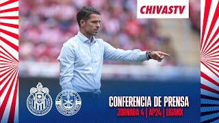 Fernando Gago en Conferencia de Prensa  Chivas vs Mazatlán FC  Jornada 4 Apertura 2024  Liga MX [upl. by Mast]