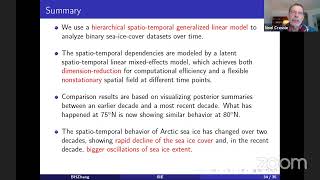 InvitedCase Study quotBayesian Inference of SpatioTemporal Changes of Arctic Sea Icequot [upl. by Aehr]