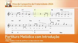 Hino da CF 2024  Partitura Com Introdução [upl. by Millar516]