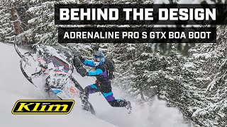 Behind the Design  Adrenaline Pro S GTX BOA® Boot [upl. by Lacim]