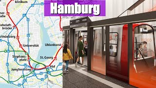 Doku Massiver Ausbau in Hamburg NEUE Linien für UBahn und SBahn 2023 [upl. by Citarella]