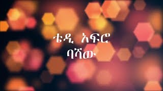 Teddy afro Bashaw ቴዲ አፍሮ ባሻው Lyrics video [upl. by Ainslee]