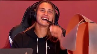 Aryna Sabalenka funny interview compilation  Madrid Open 2023 [upl. by Yelats]