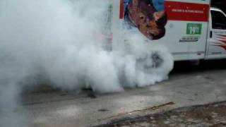 Uhaul 10ft Box Truck Burnout [upl. by Hartzel]