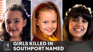 Southport attack Police name three girls killed in stabbing [upl. by Ivette820]