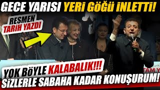 Ekrem İmamoğlu Gece Yarısı Gençlerle Miting Yaptı Yok Böyle Kalabalık [upl. by Carol-Jean916]