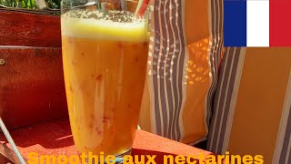 SMOOTHIE NECTARINE Vidéo de cuisine Jteam Français [upl. by Virnelli]