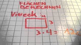 Fläche eines Vierecks berechnen  Mathe verstehen [upl. by Eitisahc]