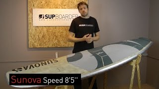 SUP Review – 2016 Sunova Speeed 85  Surf SUP [upl. by Marlon]