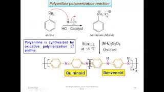 Polyaniline  Conducting polymerSynthesis properties and applications [upl. by Aras88]