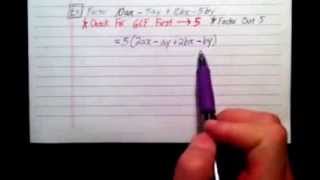 Sect 61 Greatest Common Factors Grouping 3 [upl. by Eiloj]