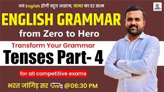 English Grammar Tense Live Class For All Competitive Exams By Bharat Jangid Sir  Zero To Hero Class [upl. by Ahtela859]