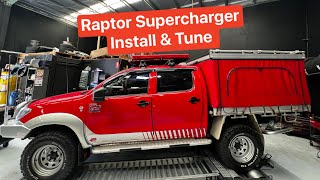 N70 Hilux Raptor Supercharger install [upl. by Raimes]