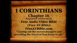 46 1 Corinthians Complete 116 King James Version KJV Free AV Bible Read Along Bible Narration 2 [upl. by Grati]