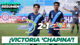 Resumen y goles  Guatemala 21 Aruba  CONCACAF Sub 20  TUDN [upl. by Ahsenroc130]