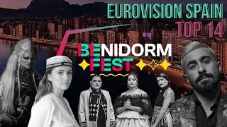 Eurovision 2022  Spain 🇪🇦  Benidorm Fest  Top 14 [upl. by Nerraj337]