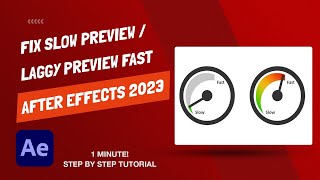 After Effects 2023  How To Fix Slow Preview and Lag  Potential Fix [upl. by Katinka544]