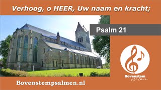 Psalm 21 vers 6 en 13 samenzang met bovenstem  Orgel André Nieuwkoop [upl. by Rorry]