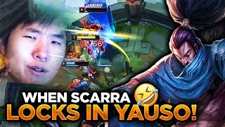 SCARRAS ONCE IN A YEAR YASUO PICK w Disguised Toast  LoL  League of Legends [upl. by Anerac]