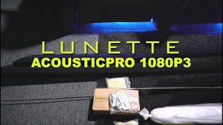 Lunette AcousticPro 1080P3 Review by Spare Change  Acoustically Transparent Projection Screen [upl. by Ahsoem]