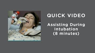 Assisting During Intubation [upl. by Nya]