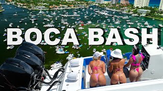 W1LDEST Sandbar Party in Florida  BOCA BASH 2023  Boat Zone Miami [upl. by Farrish]