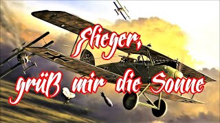 Der Michel  Flieger grüß mir die Sonne  FliegerliedAviator Song  English Translation [upl. by Lamaj]