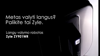 Zyle langų valymo robotas ZY901WR [upl. by Eemia]