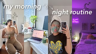 my morning and night routine realistic amp healthy habits self care workout amp more [upl. by Anbul804]