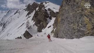 Silvretta Arena Ischgl Samnaun Talabfahrt nach Samnaun [upl. by Roach]