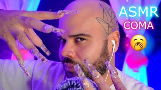 TU VAS FAIRE UN COMA AVEC MON ASMR 🤯 Spit painting relaxation guidée et massage intense🥱 [upl. by Nilsoj]