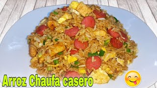 Como preparar Arroz Chaufa de Pollo Peruano Fácil y delícioso😋 Sabor Chifa💯 Arroz frito chino [upl. by Daphene]