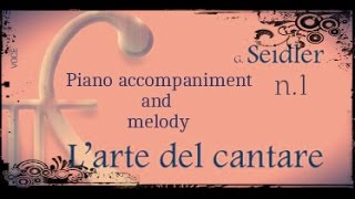 Seidler n1 Piano Accompaniment and Melody [upl. by Anem]