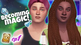 NEW BECOMING A SPELLCASTER🧙‍♂️ The Sims 4 Realm of Magic 1🔮 [upl. by Eednas]