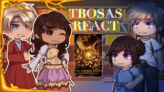 Hunger Games React to TBOSAS  TBOSAS React [upl. by Ellekcir]