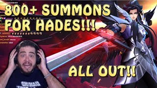 EVERYTHING FOR HADES TODO POR HADES 800 SUMMONS Saint Seiya Awakening [upl. by Nauqed434]