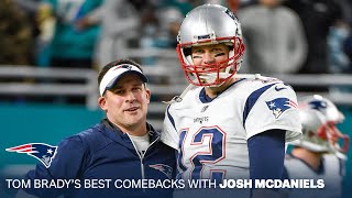 Josh McDaniels Breaks Down Tom Bradys Best Comebacks  Patriots [upl. by Enohpesrep]